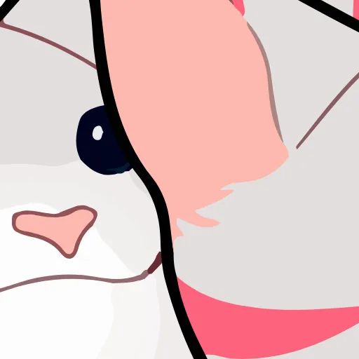 Стикер 54 Popping Cat