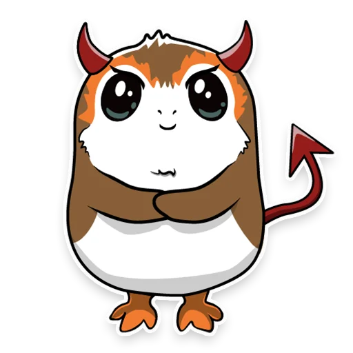 😈 Стикер «Porgs» для Telegram