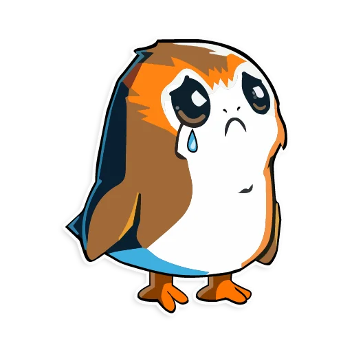 😿 Стикер «Porgs» для Telegram