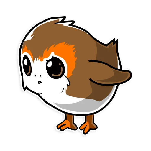 🤨 Стикер «Porgs» для Telegram