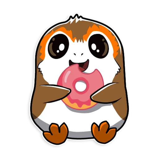 🍩 Стикер «Porgs» для Telegram