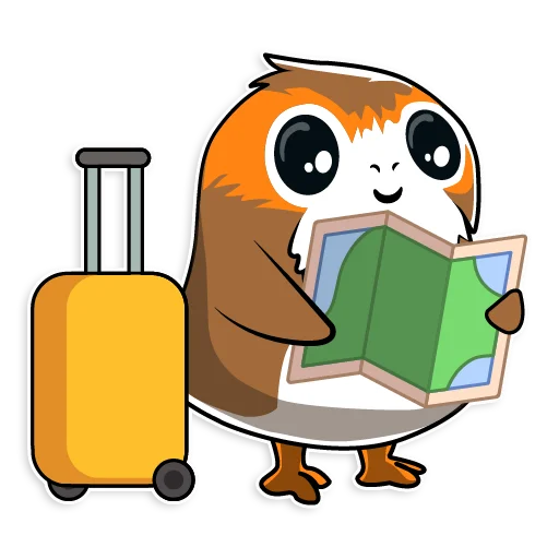✈️ Стикер «Porgs» для Telegram