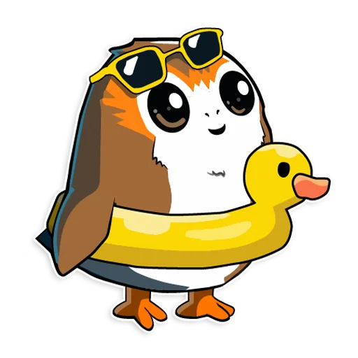 🌊 Стикер «Porgs» для Telegram