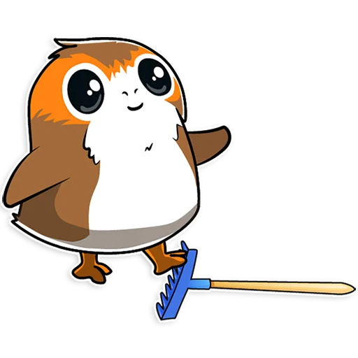 🙃 Стикер «Porgs» для Telegram