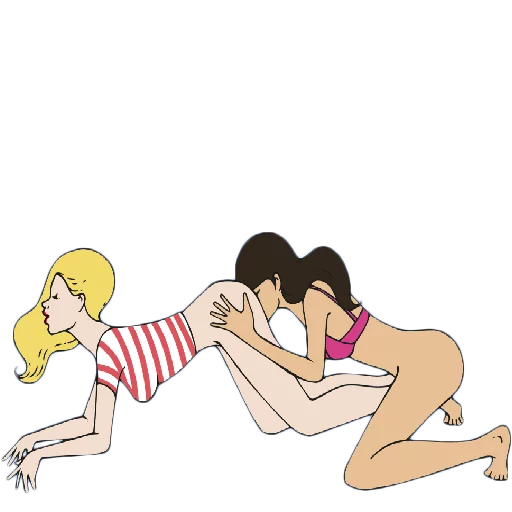 😍 Стикер «Poses In The Sex Of a Girl» для Telegram