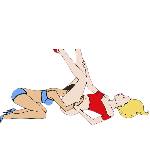 😍 Стикер «Poses In The Sex Of a Girl» для Telegram