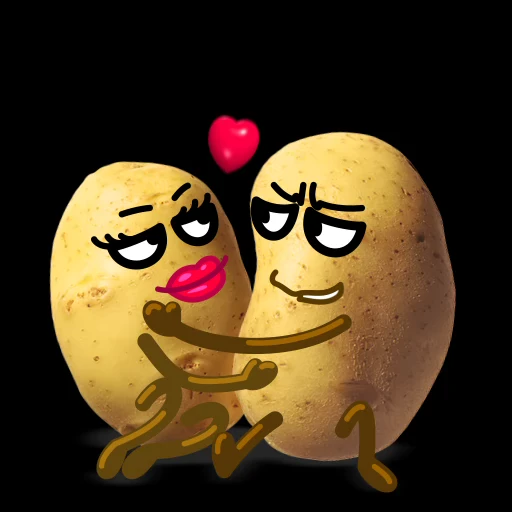 Стикер 10 Potato