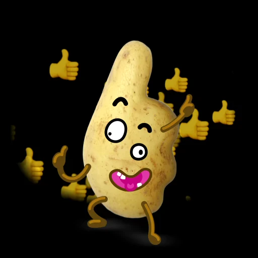Стикер 3 Potato