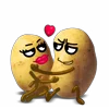 Стикер 10 😘 Видеоанимированный набор эмоджи с Картошечкой