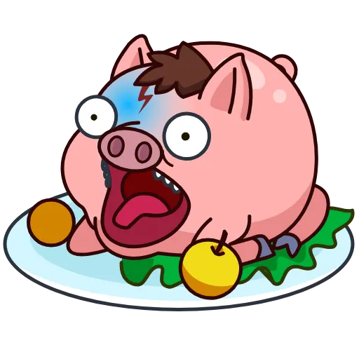 Стикер 4 Potter Pig