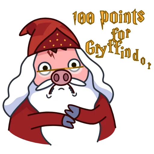 Стикер 15 Potter Pig
