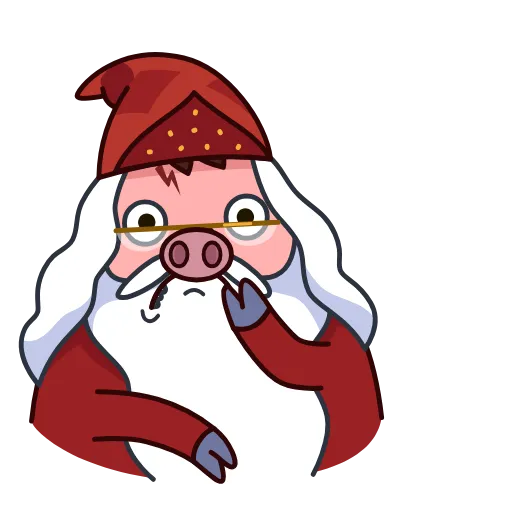 Стикер 23 Potter Pig