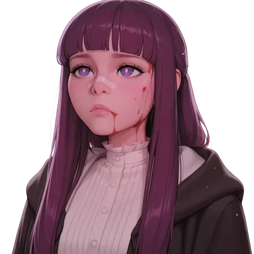 💜 Стикер «PoutyFern» для Telegram