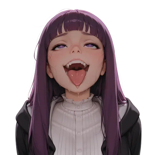 💜 Стикер «PoutyFern» для Telegram