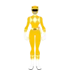 Стикер 9 😀 Набор эмоджи по сериалу «Power Rangers Могучие рейнджеры»
