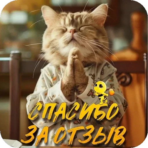 🐱 Стикер «Пожелания Разное» для Telegram