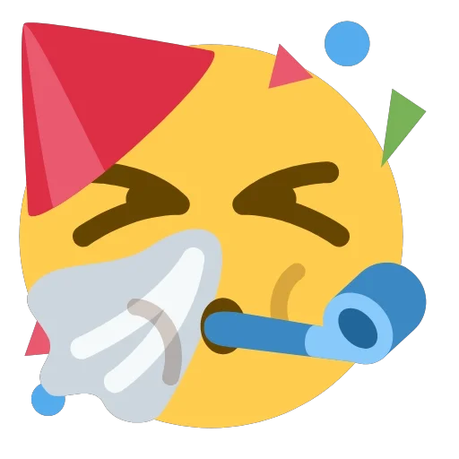 🤧 Стикер «Праздник» для Telegram