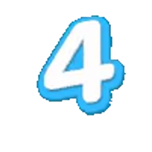 🔢 Эмодзи «Голубые облака - голубые буквы, иконки, цифры» для Telegram