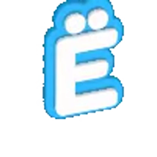🔠 Эмодзи «Голубые облака - голубые буквы, иконки, цифры» для Telegram