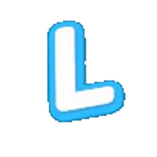 🔠 Эмодзи «Голубые облака - голубые буквы, иконки, цифры» для Telegram