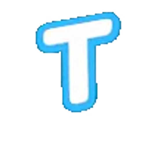 🔠 Эмодзи «Голубые облака - голубые буквы, иконки, цифры» для Telegram