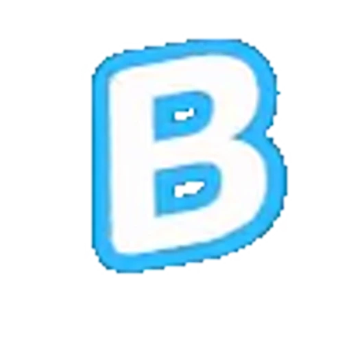 🔠 Эмодзи «Голубые облака - голубые буквы, иконки, цифры» для Telegram