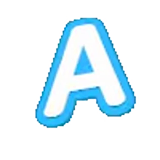 🔠 Эмодзи «Голубые облака - голубые буквы, иконки, цифры» для Telegram