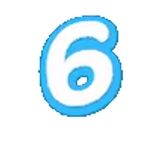 🔢 Эмодзи «Голубые облака - голубые буквы, иконки, цифры» для Telegram