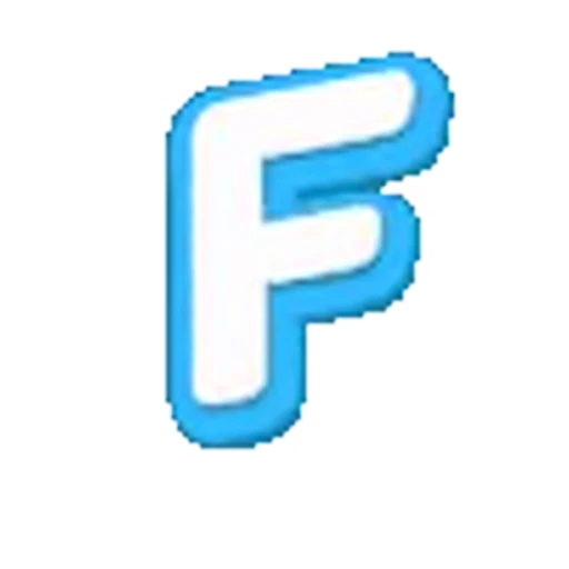 🔠 Эмодзи «Голубые облака - голубые буквы, иконки, цифры» для Telegram
