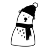 Стикер 32 adaptive #xmas