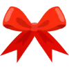 🎄 Эмодзи «Красные зимние буквы и новогодние иконки» для Telegram