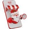 🎄 Эмодзи «Красные зимние буквы и новогодние иконки» для Telegram