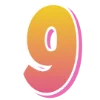 9️⃣ Эмодзи «Желто-розовый градиент» для Telegram