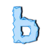 🥰 Эмодзи «Ледяные буквы и зимние иконки» для Telegram