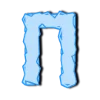 🥰 Эмодзи «Ледяные буквы и зимние иконки» для Telegram
