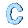 🥰 Эмодзи «Ледяные буквы и зимние иконки» для Telegram