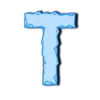 🥰 Эмодзи «Ледяные буквы и зимние иконки» для Telegram