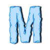 🥰 Эмодзи «Ледяные буквы и зимние иконки» для Telegram