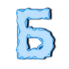 🥰 Эмодзи «Ледяные буквы и зимние иконки» для Telegram