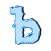 🥰 Эмодзи «Ледяные буквы и зимние иконки» для Telegram