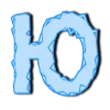 🥰 Эмодзи «Ледяные буквы и зимние иконки» для Telegram