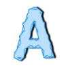 🥰 Эмодзи «Ледяные буквы и зимние иконки» для Telegram