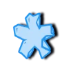 🥰 Эмодзи «Ледяные буквы и зимние иконки» для Telegram