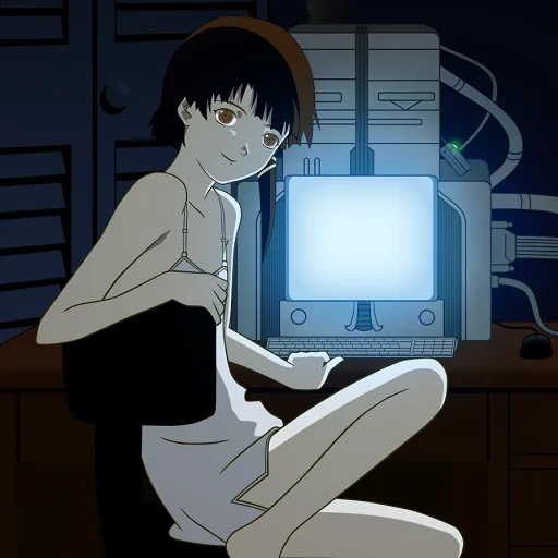😊 Стикер «Experiments Lain» для Telegram