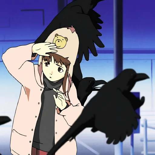 🐓 Стикер «Experiments Lain» для Telegram