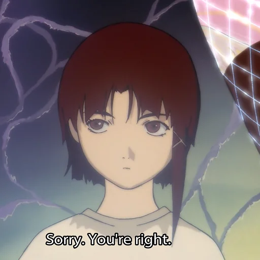 🙄 Стикер «Experiments Lain» для Telegram