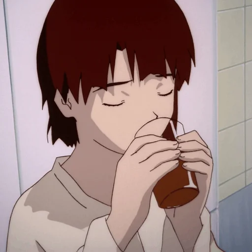 🥛 Стикер «Experiments Lain» для Telegram