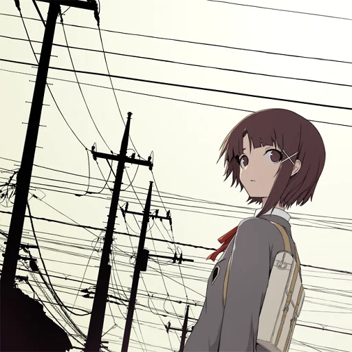 😐 Стикер «Experiments Lain» для Telegram