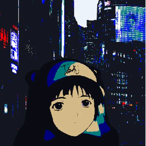 😶 Стикер «Experiments Lain» для Telegram