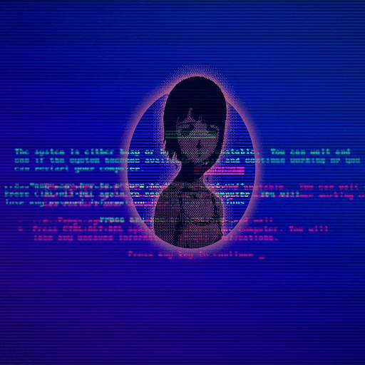 🔵 Стикер «Experiments Lain» для Telegram
